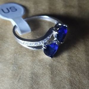 Size 10 sterling silver ring for women